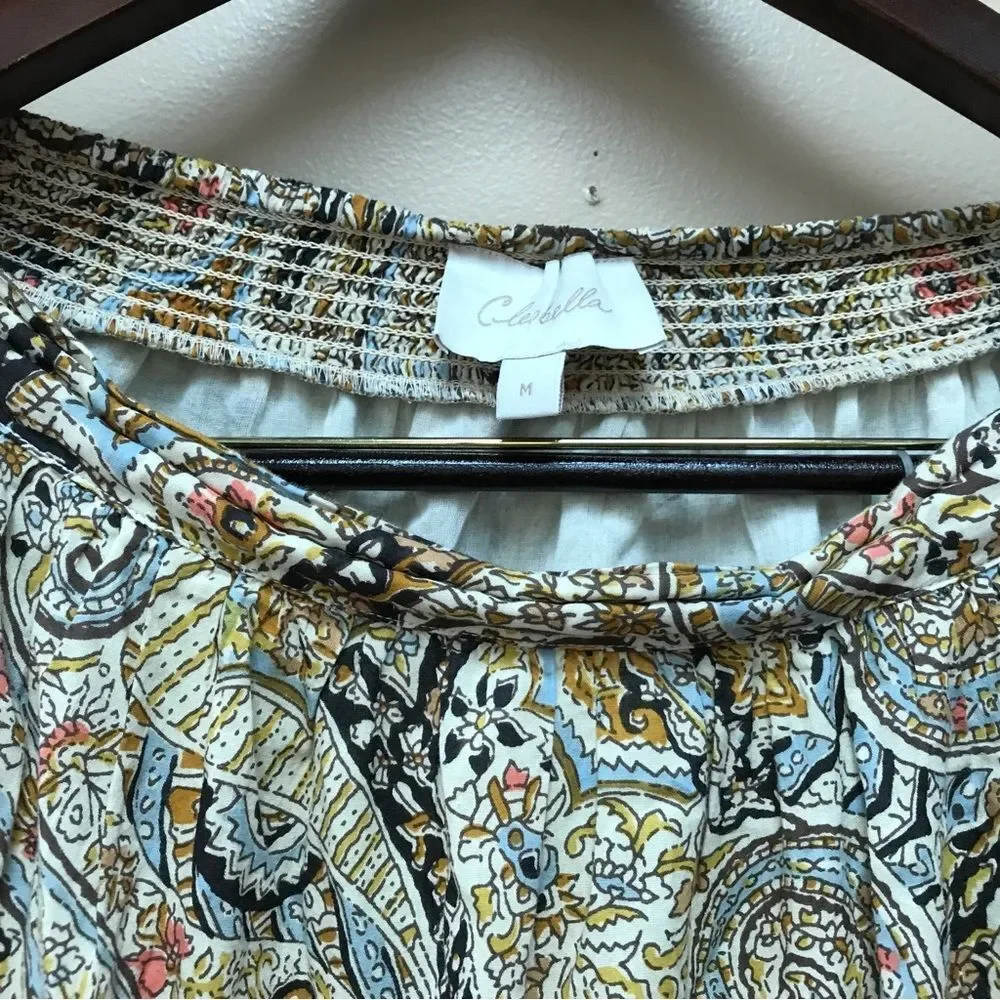 Cleobella Talia Organic Maxi Skirt in Kaleidoscope Paisley (M) - Picture 4 of 11